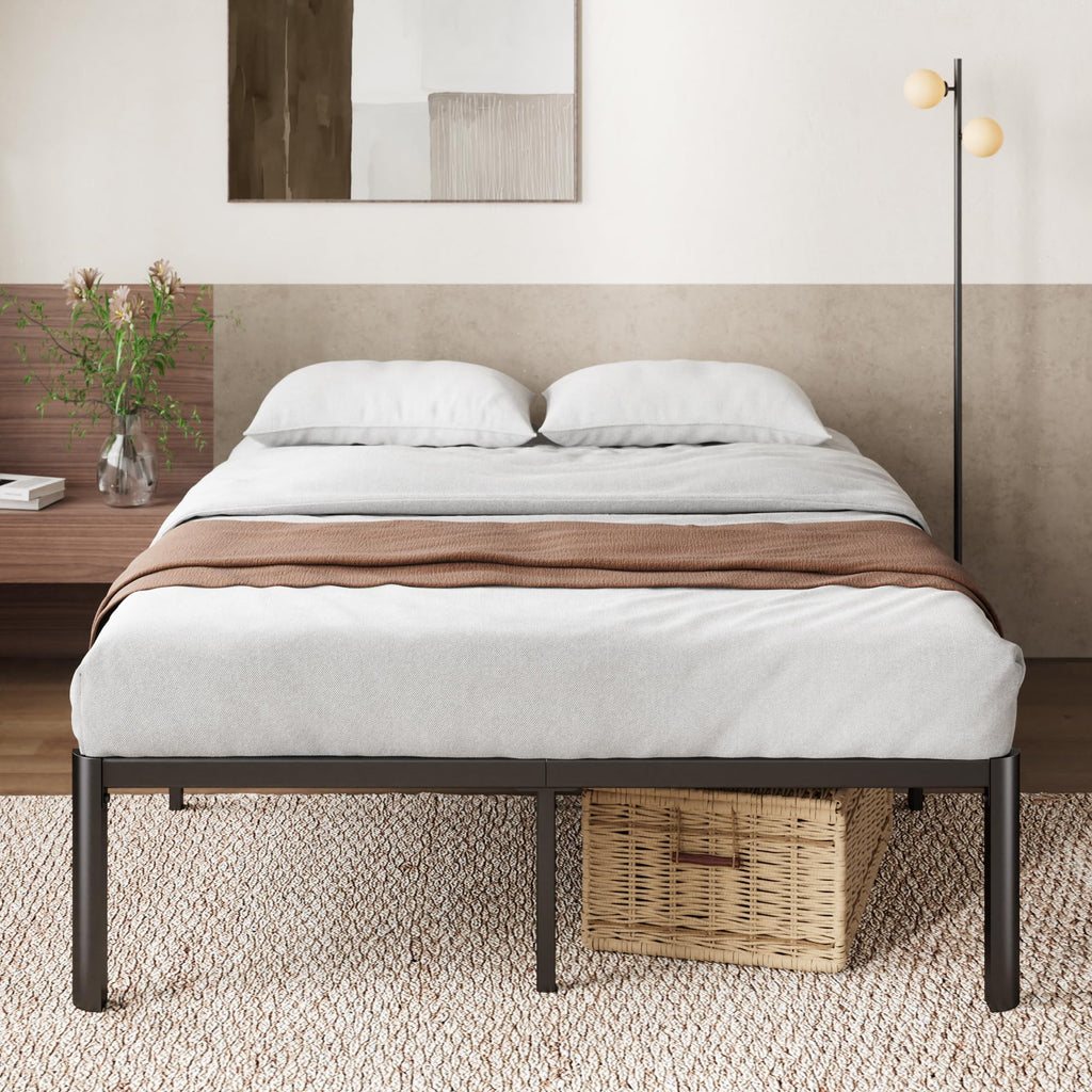 Zinus Van Double Metal Platform Bed Frame | 41cm Height | Black