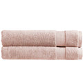 Christy Refresh Pink Bath Towels - Set of 2 - 100% Cotton 550GSM