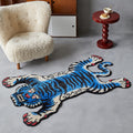 Tibetan Tiger Area Rug | 5x3.3ft Washable High Pile Carpet
