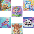 6-Pack Diamond Art Kits for Kids – Cute Animal Gem Mosaic