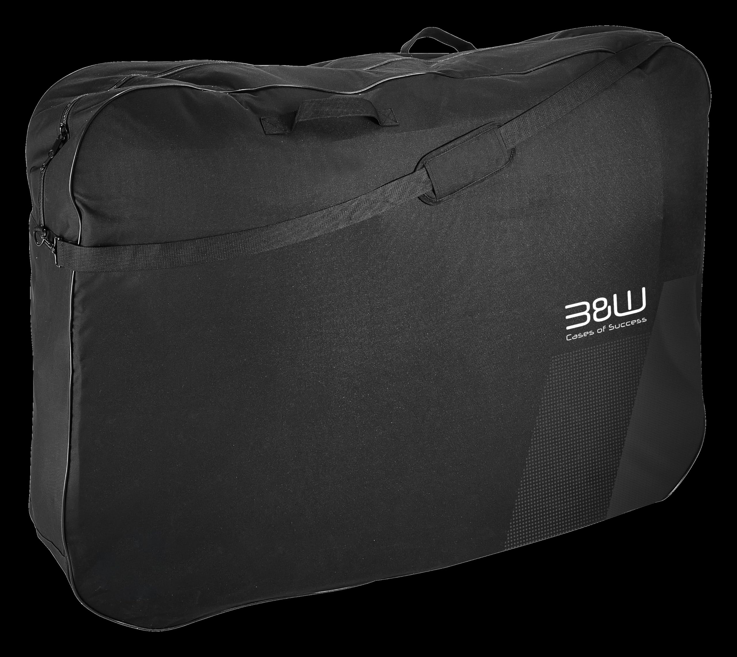 B&W International Durable Nylon Bike Transport Bag - Black