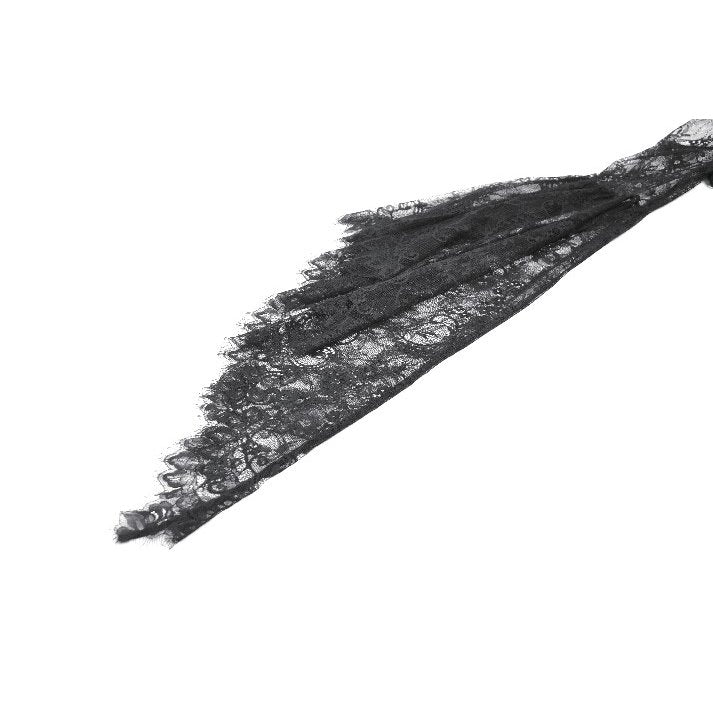 Dark In Love Gothic Lace Bell Sleeve Cape – Dragon Embroidery