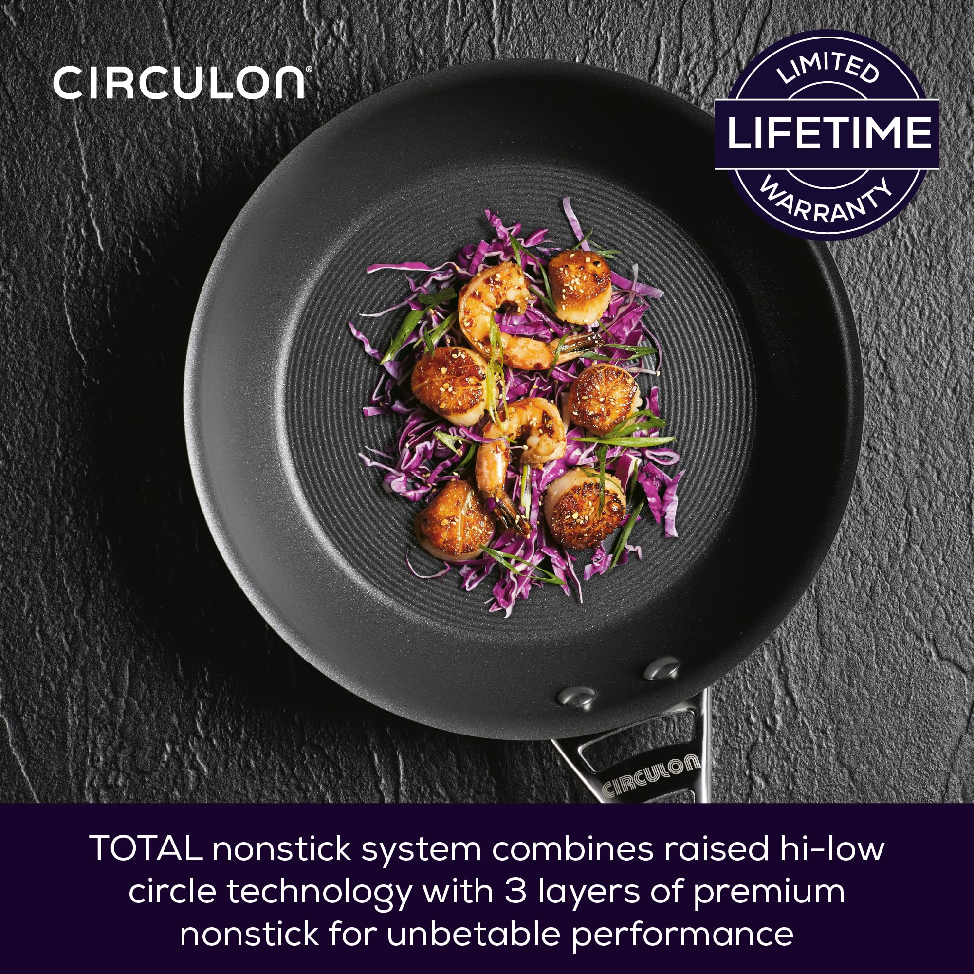 Circulon Infinite Non-Stick Frying Pan - 20cm Hard Anodized Induction