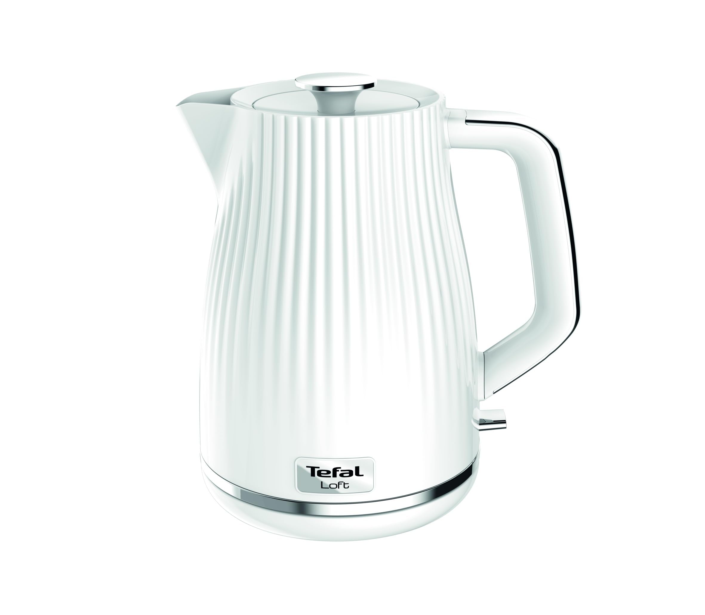 Tefal Loft Electric Kettle | 1.7L Fast Boil 3000W | White Glossy Finish