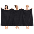 Cotton Paradise Oversized Bath Sheet | 100% Ring-Spun Cotton, 40x80 - Black