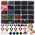 WIURGOHA 1100PCS Safety Eyes and Noses for Amigurumi Crochet Dolls