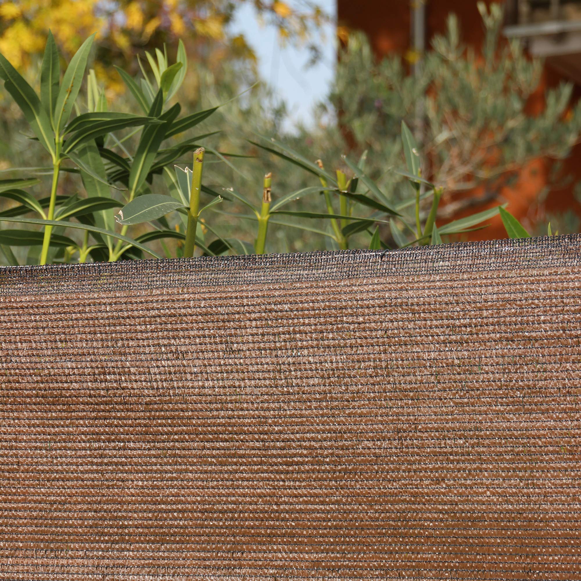 Tenax Brise Vue Opaque Sunny Corten – Écran de Privacité UV 2 x 10m