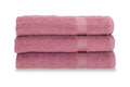 Gabel Cotton Face Towels – Set of 3 Italian Terry Sponge, Fuxia