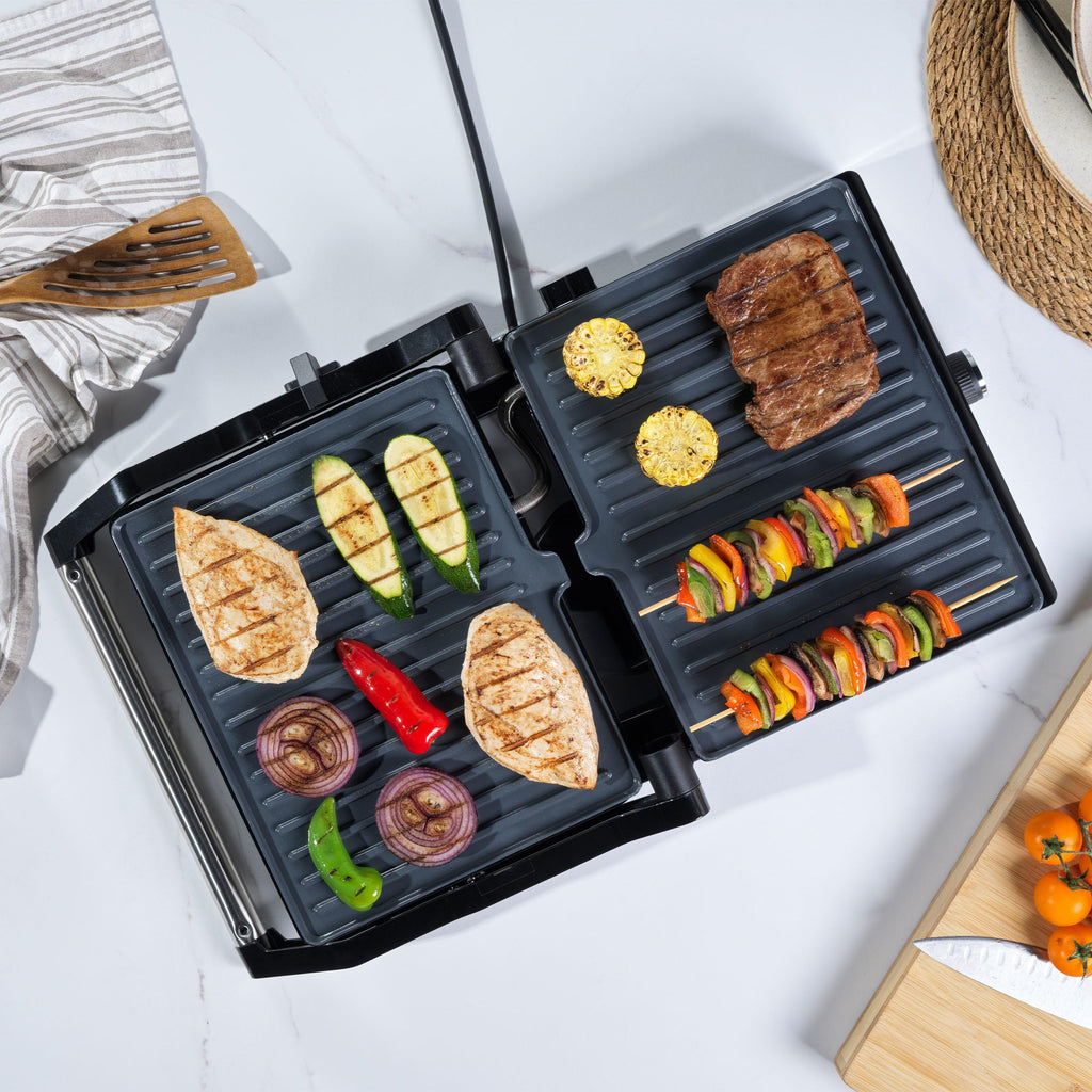 Salter Large Health Grill & Panini Maker – Ceramic Non-Stick, 2000W