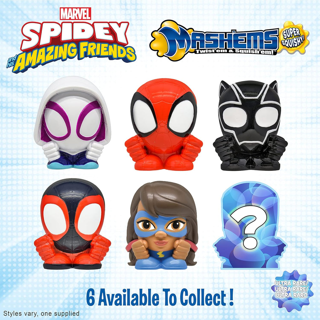 Spidey and His Amazing Friends Mash'Ems - Squishy Collectible Figure