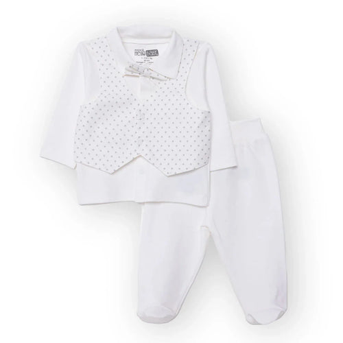 HelloBaby Newborn Ceremony Outfit - White