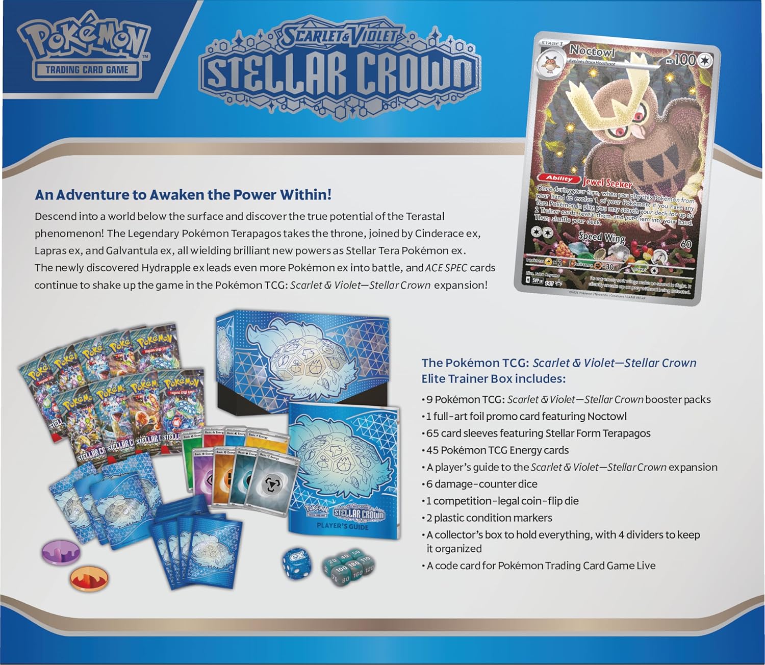 Pokémon TCG: Scarlet & Violet—Stellar Crown Elite Trainer Box (ETB)