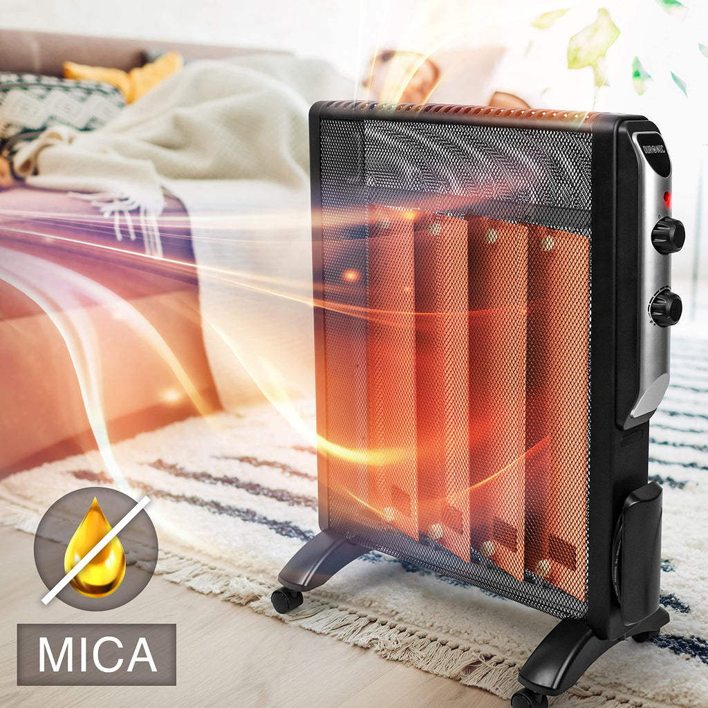 Duronic HV220 Micathermic Heater – 2kW Portable Mica Panel Radiator