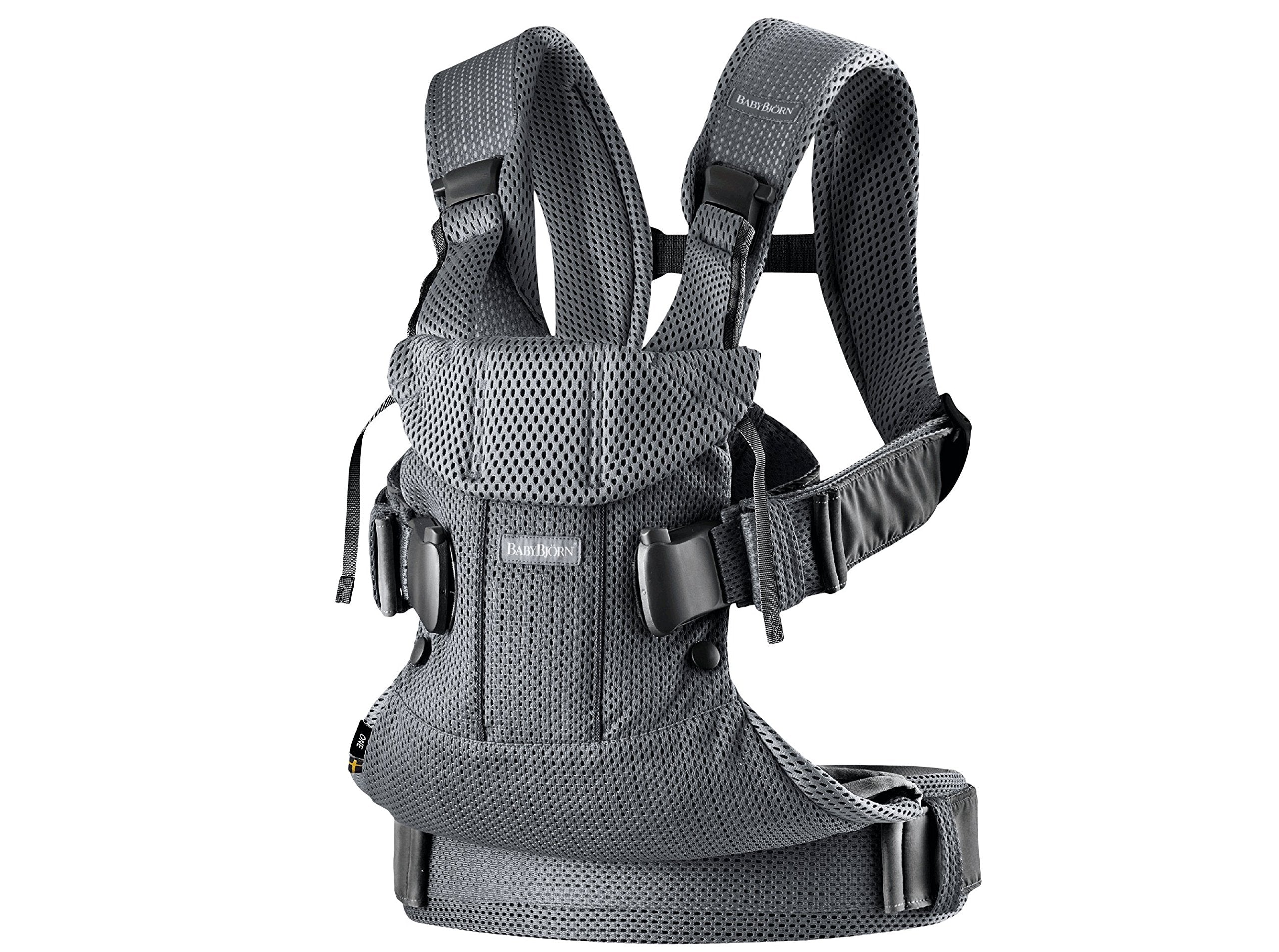 BabyBjörn Baby Carrier One Air – Ergonomic 3D Mesh Carrier, Anthracite