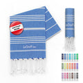 LeStoff Hammam Towel – 100% Organic Cotton Quick-Dry Beach & Spa Towel