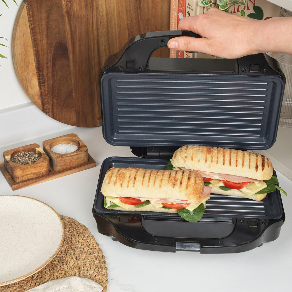 Salter EK2143 3-in-1 Snack Maker – Deep Fill Sandwich & Waffle Maker