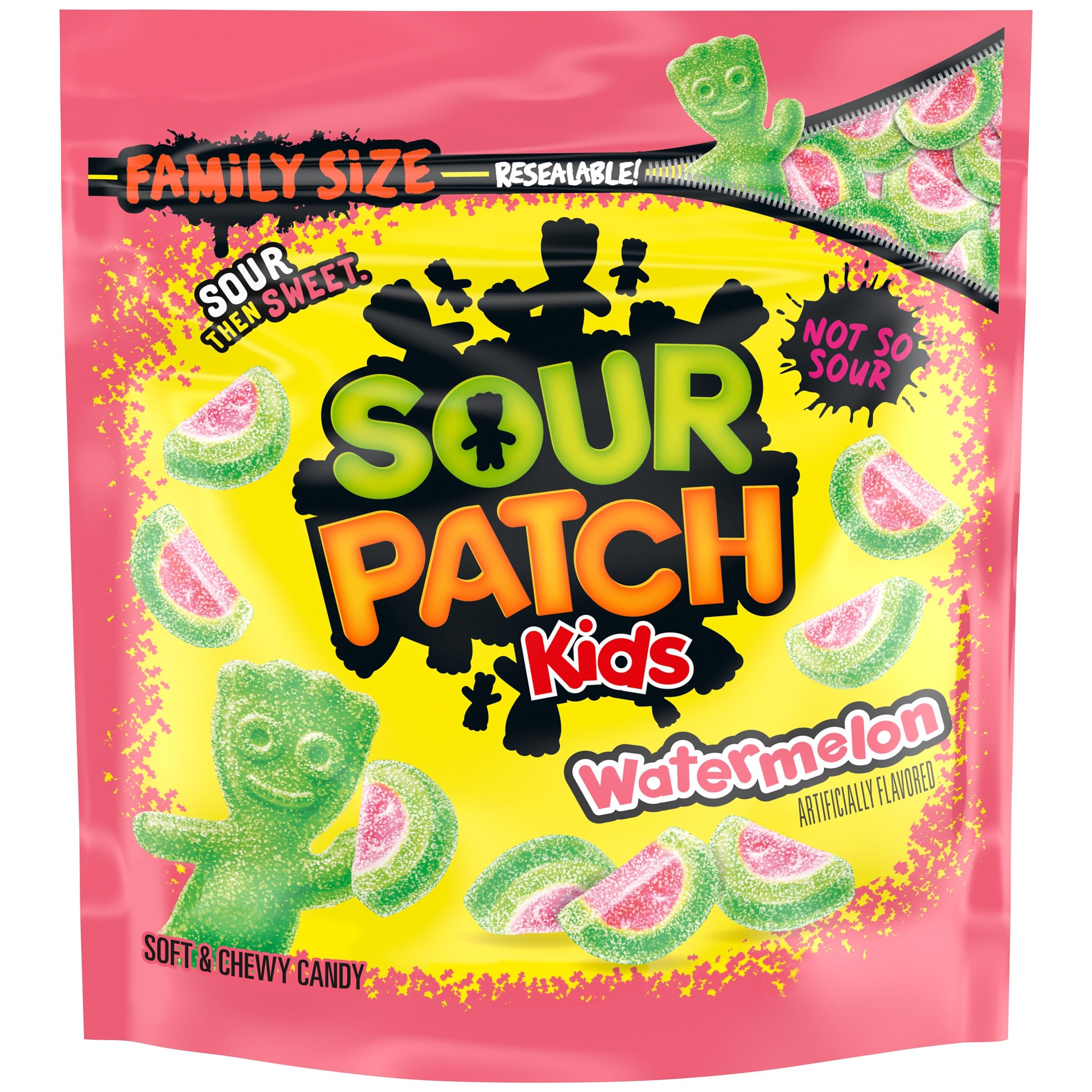 Sour Patch Watermelon Soft & Chewy Candy - Bulk 30oz (850g) Pack