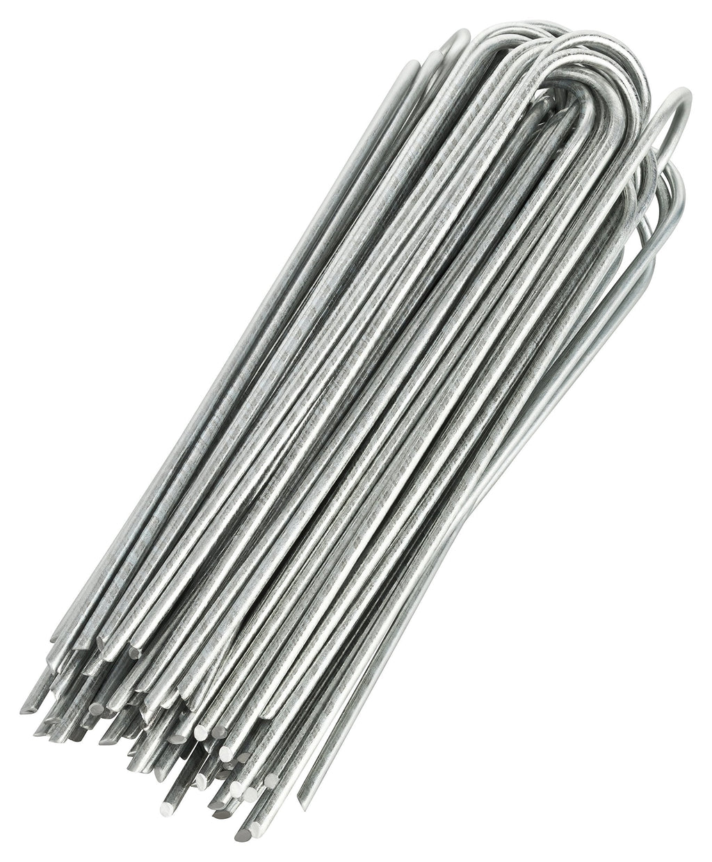 GardenMate 400 Galvanised Steel Garden Securing Pegs – 200mm Ground Anchors