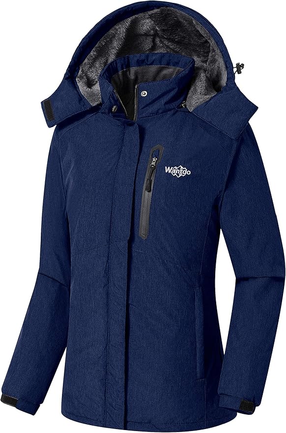 Wantdo Women's Waterproof Ski Jacket | Insulated Winter Snowboard Coat