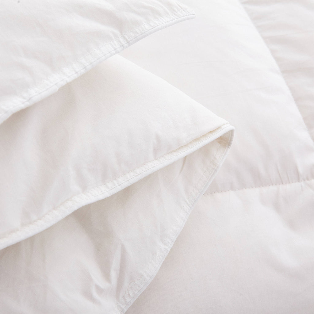 SUFUEE 13.5 Tog Goose Down & Feather Duvet – Single 100% Cotton Quilt