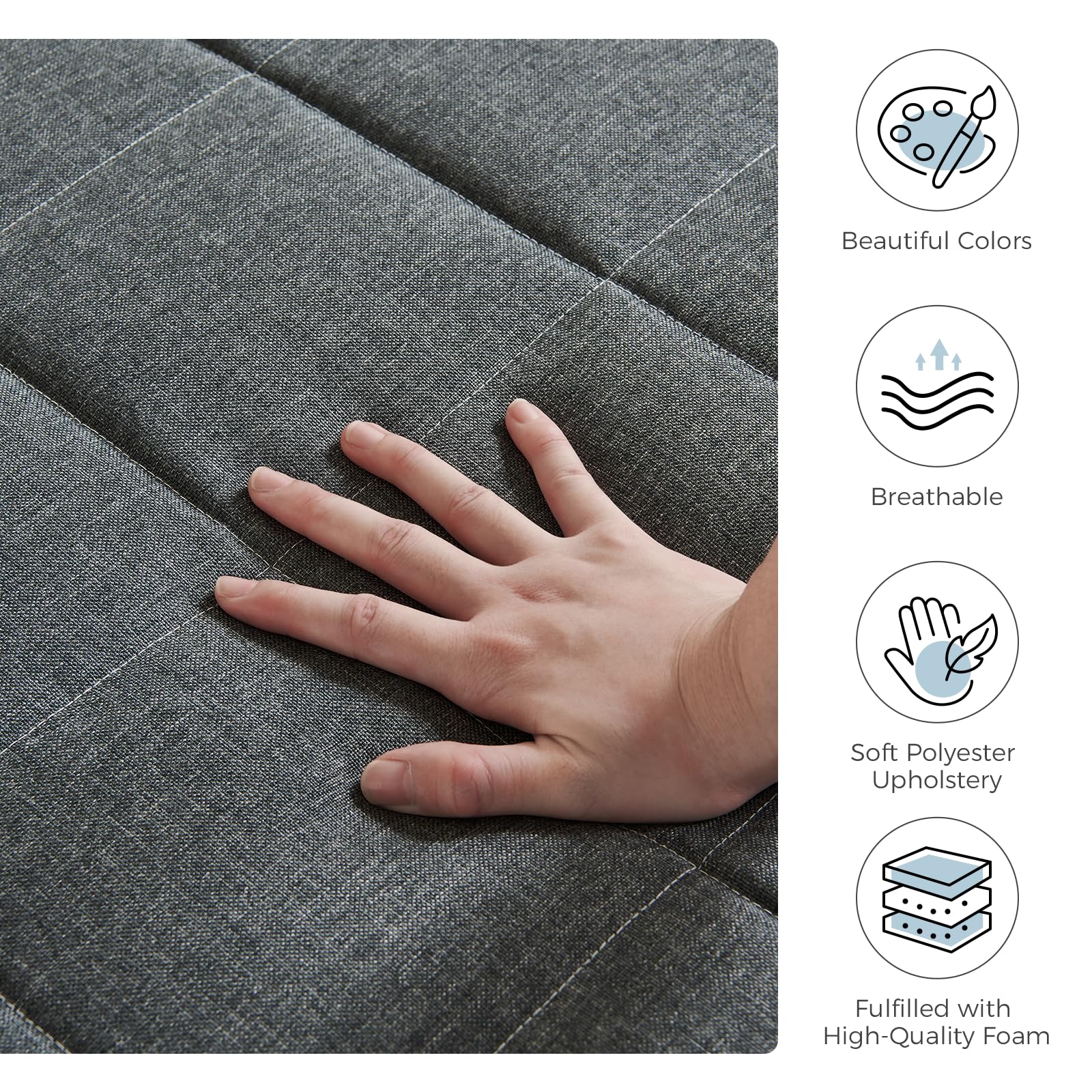 Inofia Tri-Folding Mattress Cover & Storage Bag | Washable Sofa Bed Case