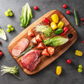 James.F Large Acacia Wood Cutting Board | Heavy Duty Kitchen Serving Board