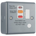 BG Electrical Metal Clad Unswitched Fused Spur with Type A RCD