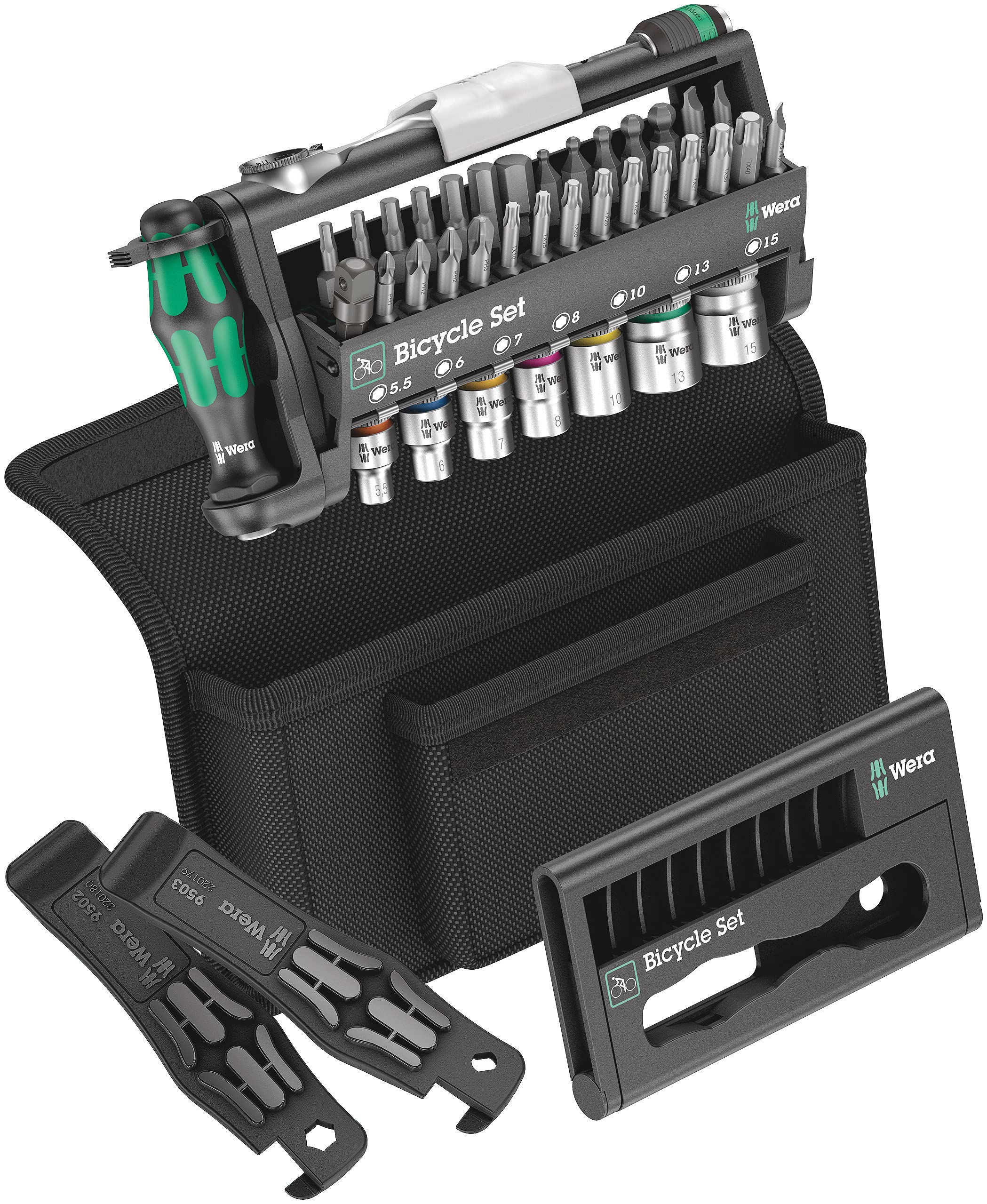 Jolof Store Bicycle Ratchet & Socket Set | 39-Piece Metric 1/4in Drive