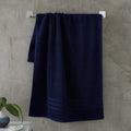 Catherine Lansfield Bath Towel – Navy Blue 100% Cotton Zero Twist