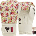 RDX Women Boxing Gloves | Maya Hide Leather Muay Thai Sparring Mitts
