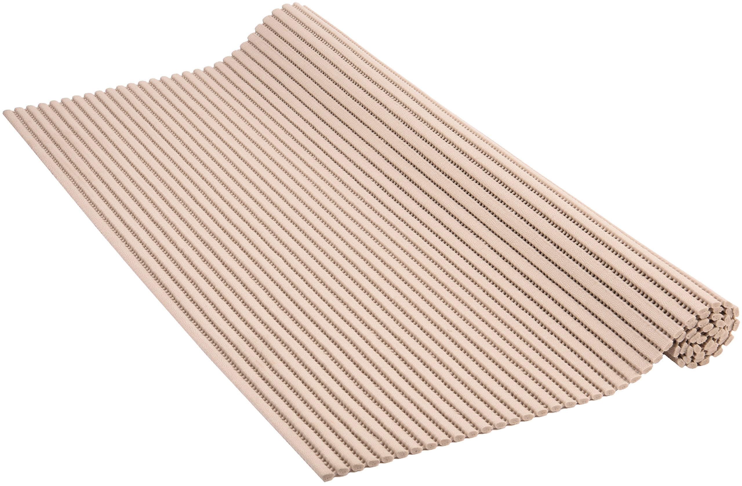 Venilia Venisoft Non-Slip Soft Foam Shower Mat – Taupe, 65 x 200 cm