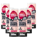 Original Source Vanilla & Raspberry Shower Gel - Vegan & Natural - 6 x 500ml