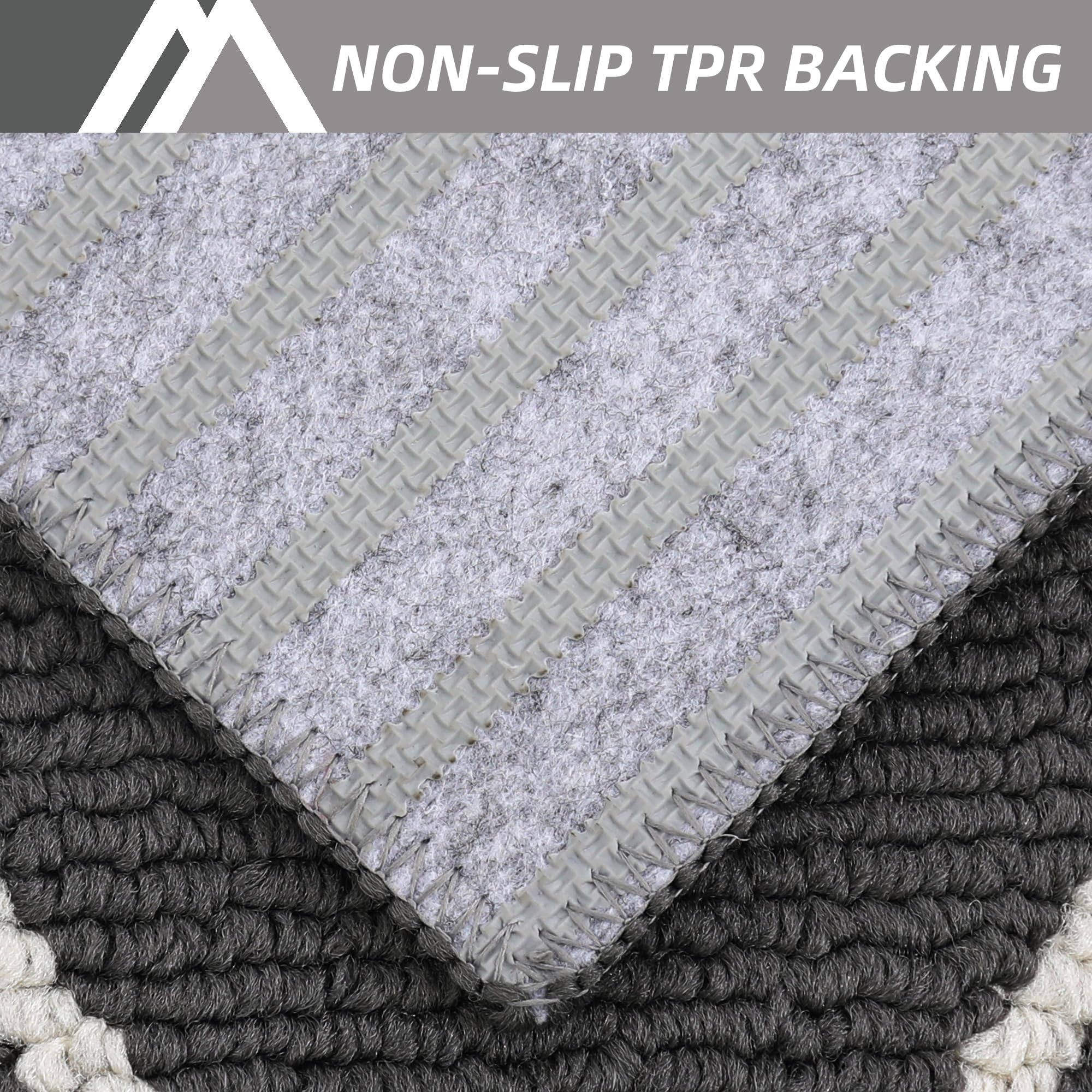 COSY HOMEER Kitchen Mat – 60x120cm Non-Slip Washable Floor Runner, Grey
