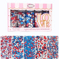 Confect Edible Christmas Sprinkles – Red, White & Blue Cake Decor (3.5 Oz)