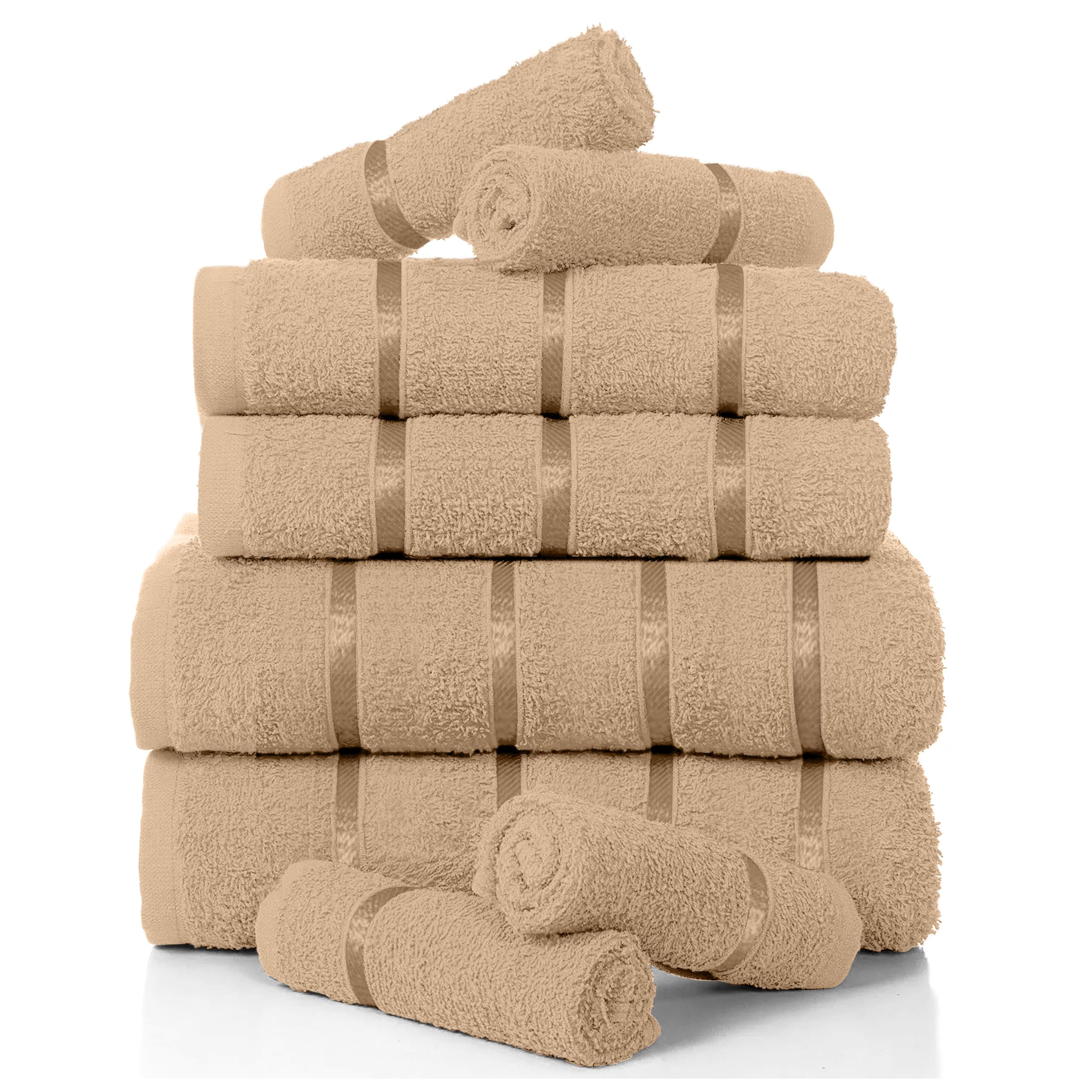 Gaveno Cavailia 8-Piece Boston Towel Bale Set | 100% Egyptian Cotton