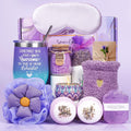 Jolof Store Lavender Bath Spa Gift Set – 11pc Self Care Relaxation Hamper