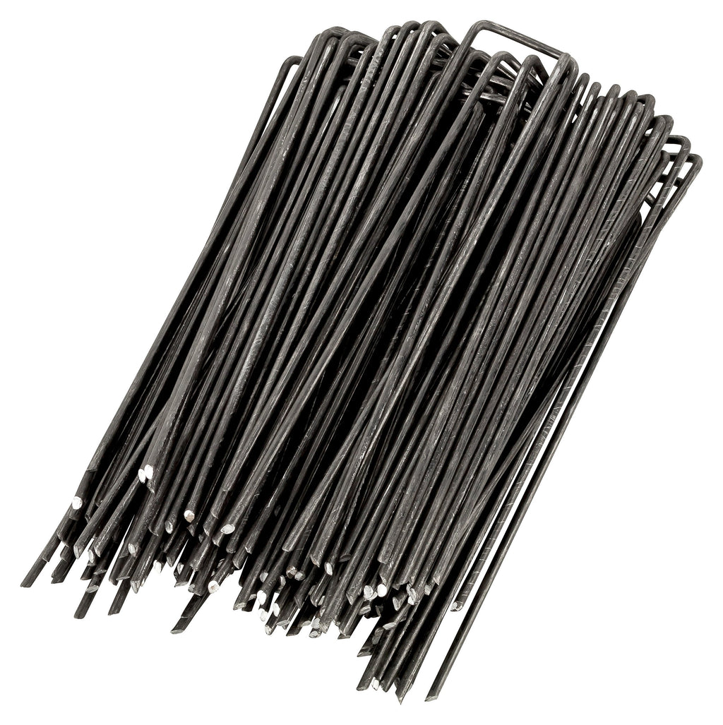 Wundergarden 300 Pack Garden Securing Pegs – 6 Inch Steel Ground Anchors