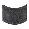 Jolof Store Curved Microfibre Bath Mat – Non-Slip Round Shower Rug, Anthracite