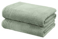 Rapport Home 2-Piece Bath Sheet Towel Bale | 100% Cotton – Sea Green