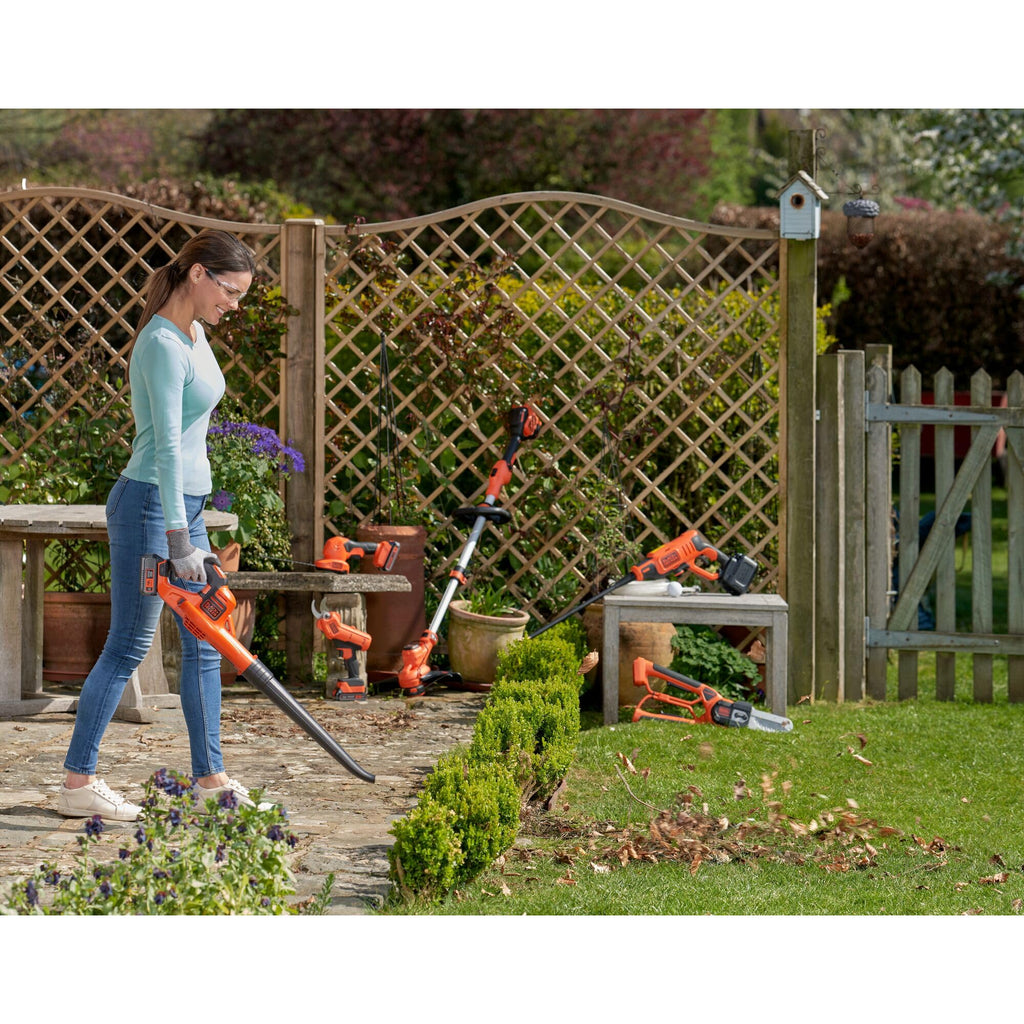 BLACK+DECKER 18V Cordless Leaf Blower – Lightweight Boost Mode Bare Unit