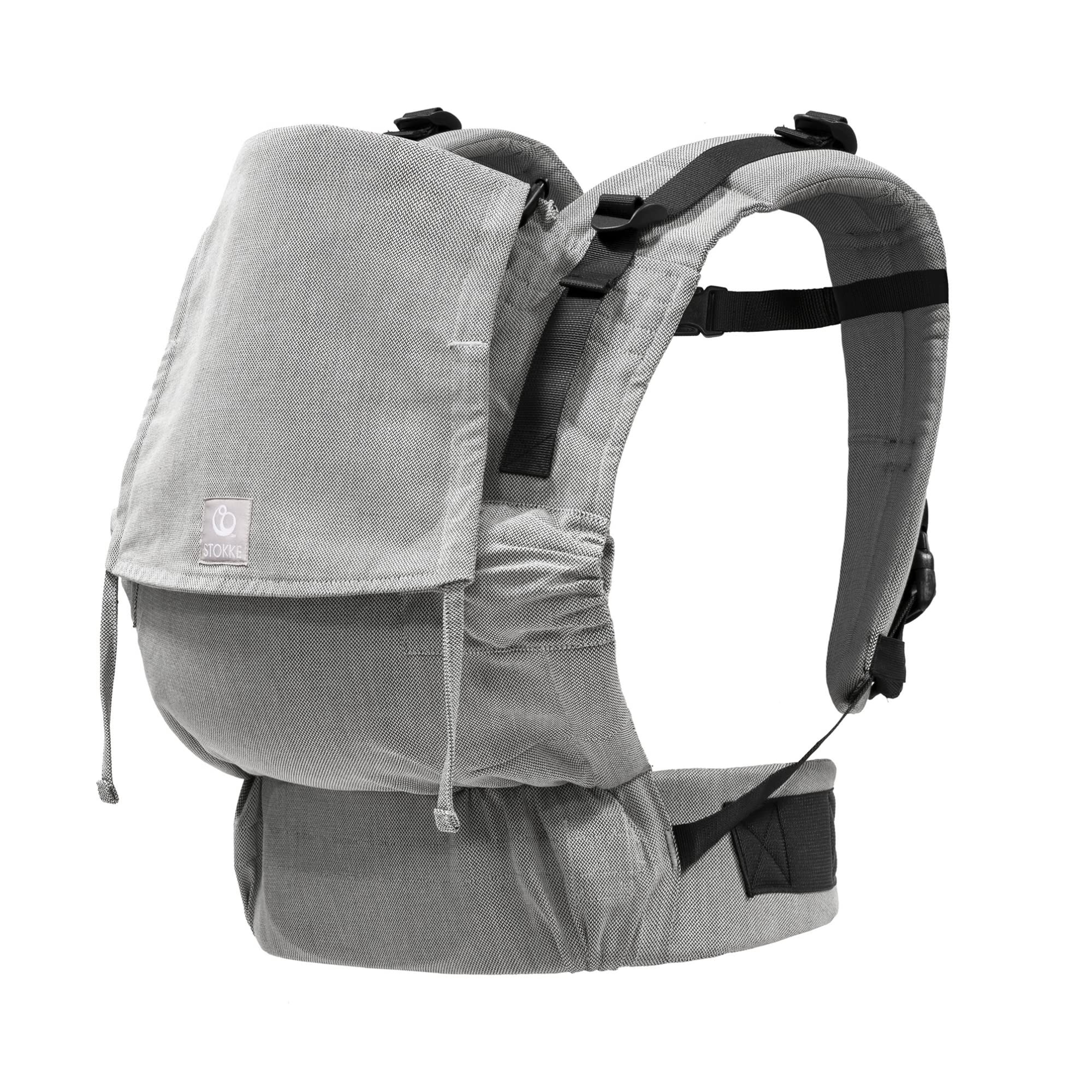 Stokke Limas Carrier Flex – Ergonomic Full-Buckle Baby Carrier, Grey