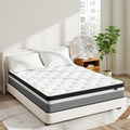 Bednew Hybrid Mattress, Single-Size 32cm 3FT, Medium Firm, Memory Foam & Individually Pocket Spring for Pain Relief, Mattress in a Box - image 1