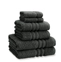Catherine Lansfield 6 Piece Zero Twist Cotton Towel Bale – Charcoal