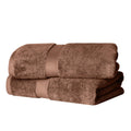 Jolof Store 900 GSM 100% Cotton 2-Piece Bath Towel Set – Chocolate
