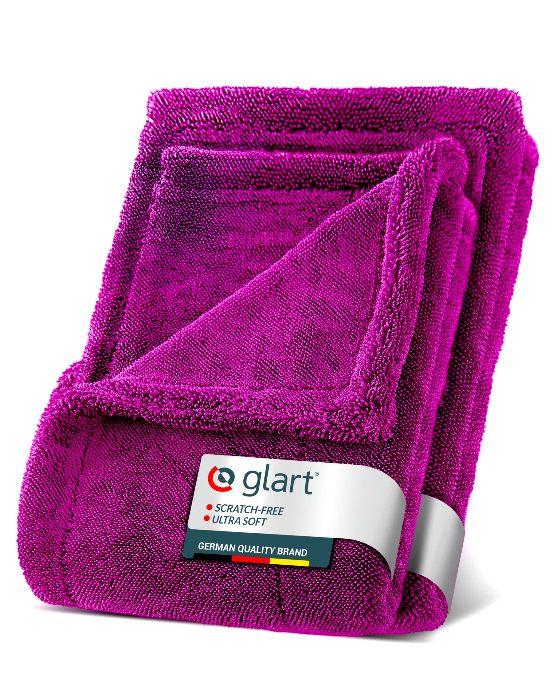 Glart Twist Car Drying Cloths XXL - 2-Piece Microfiber Towel Set