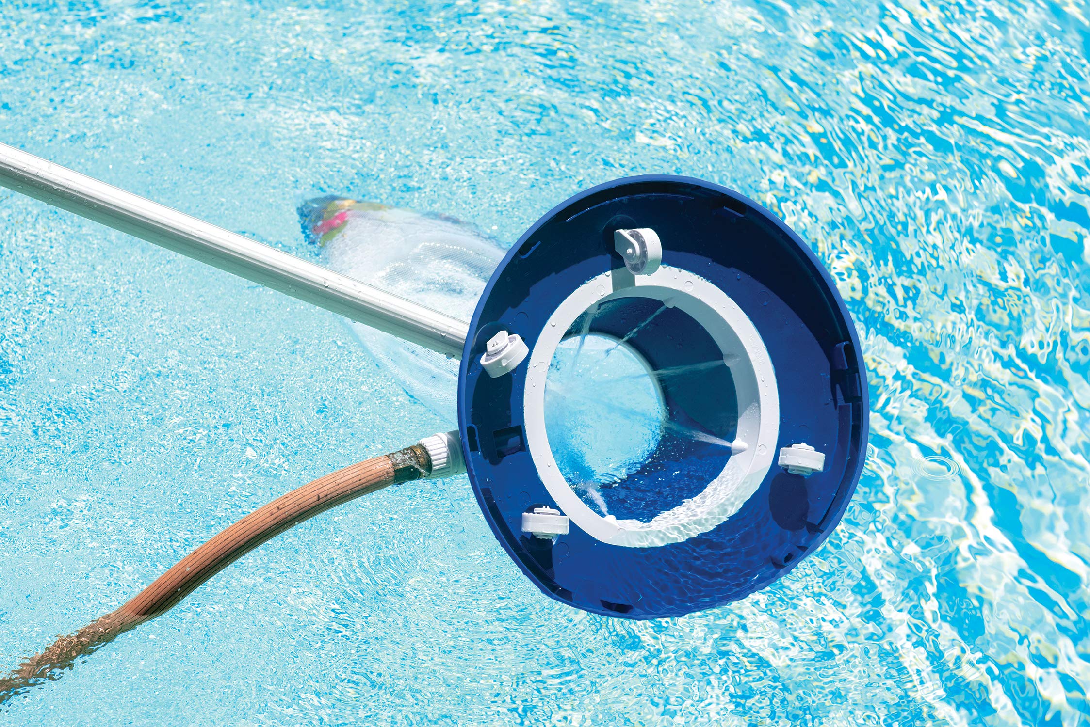 Poolmaster Big Sucker Leaf Vacuum – Heavy-Duty Pool Cleaner with 8 Jets