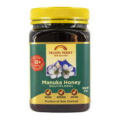 Nelson Honey New Zealand Manuka Honey 30+ MG | Pure Raw Honey 500g