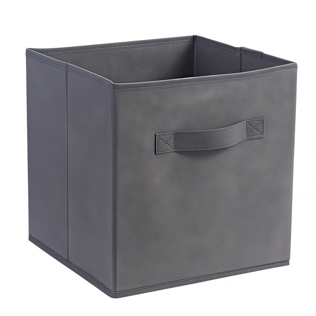 Resszo Cube Storage Boxes 27x27 Cubes Storage Cubes with Handles, Fabric Storage Boxes Foldable Storage Baskets for Closet Shelves Bedroom Organizing