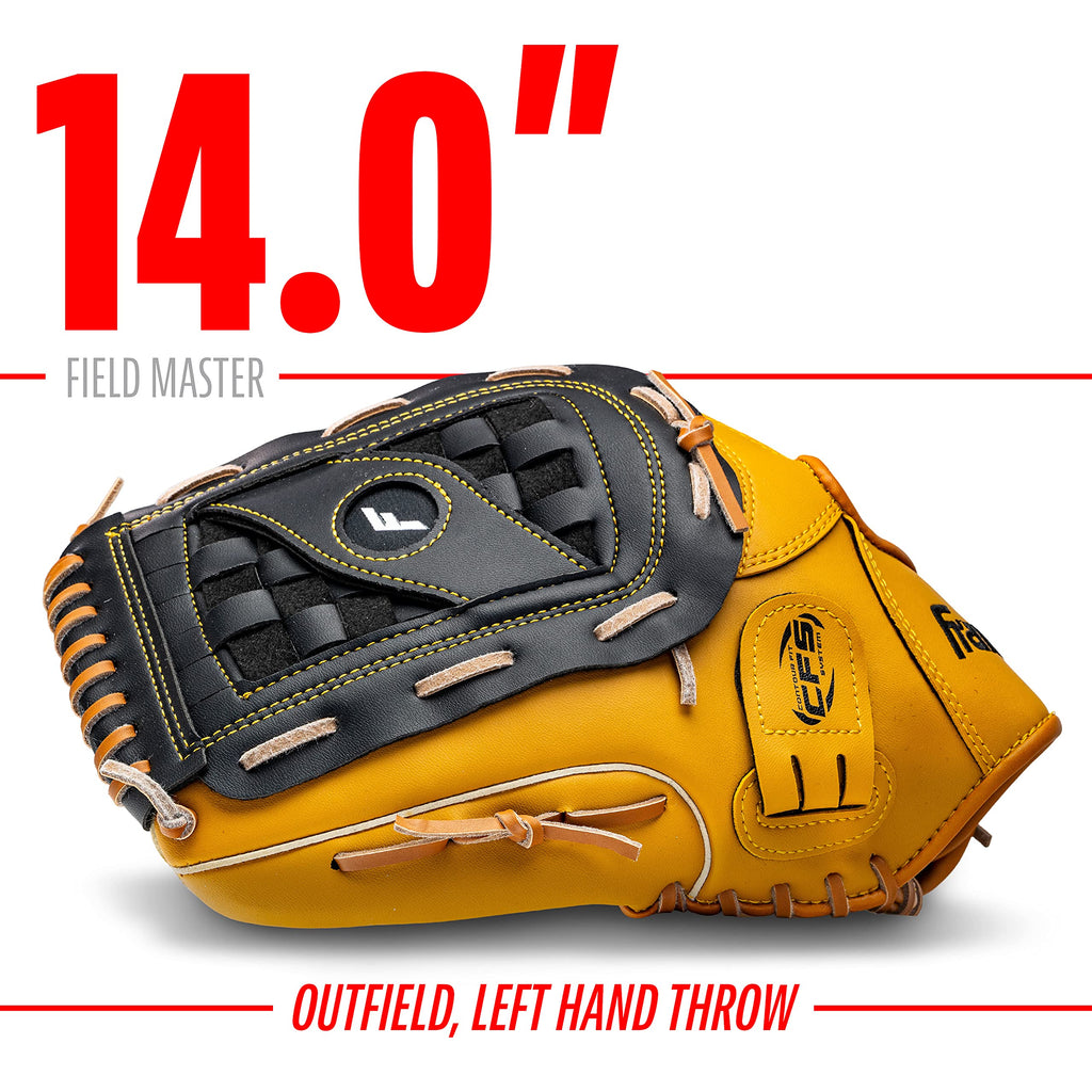 Franklin Sports Field Master Baseball & Softball Glove - Synthetic Leather