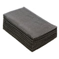Cotton Craft Charcoal Waffle Weave Kitchen Towels - 8 Pack Cotton